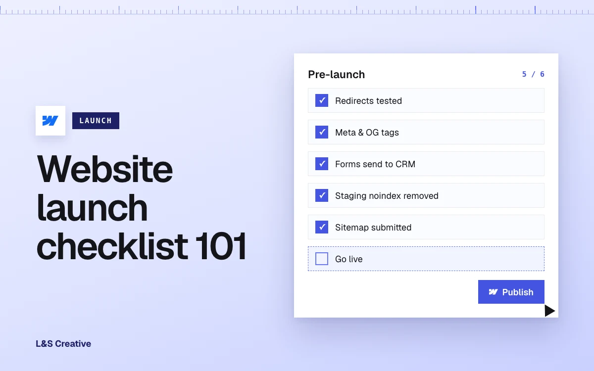 Website Launch Checklist 101