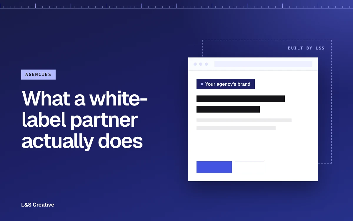 What a White-Label Digital Agency Partner Actually Does cover